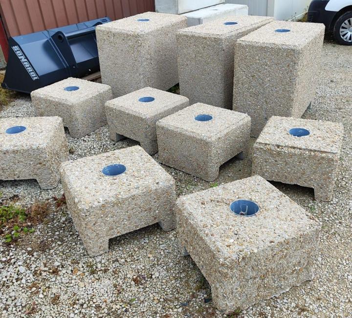 Matériau pour mur de soutènement Aube