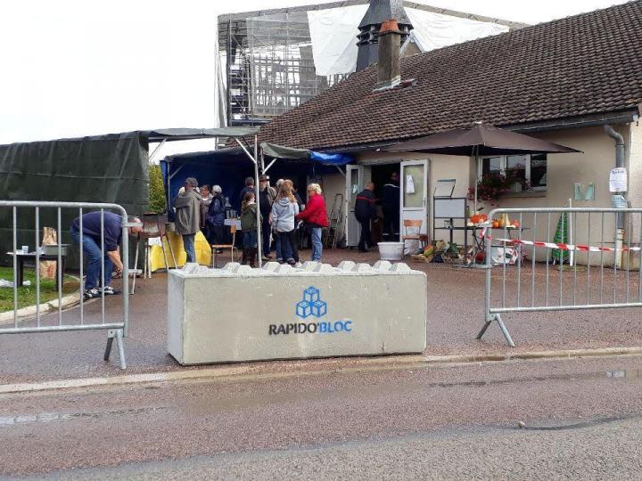 Construction mur de stockage en béton Aube
