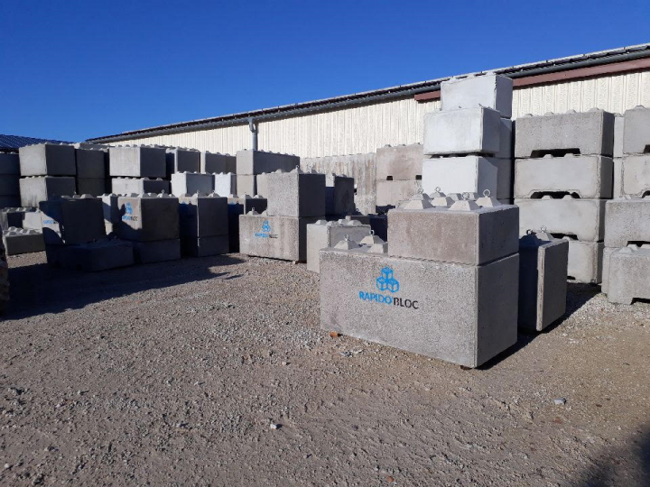 Matériau pour mur de soutènement Aube