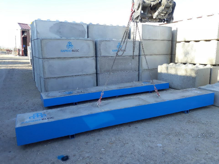 Construction mur de stockage en béton Aube