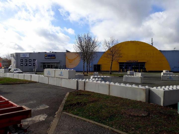 Blocs de béton de renforcement de sécurité Aube